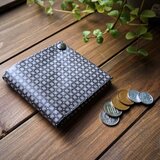 『えっ 薄さ5mm!?』極薄二つ折り財布【薄い軽い】旅行・スポーツ ＜ハートクローバー＞レディース・メンズ