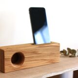 iPhoneウッドスピーカー FLAT(ナラ材)の画像