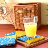 和柄布コースター