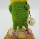 羊毛フェルトせきせいいんこ