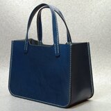 ヌメ革（栃木レザー）ミニトートバッグ