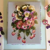 すみれの飾り箱の画像