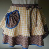 エプロン（イエローチェック）