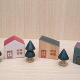 お家たちと木々