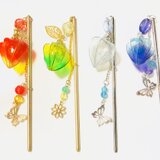 グラデ鬼灯のかんざし