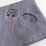 【父の日に】ししゅうハンカチ