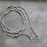 アマゾナイト　ロングネックレス　