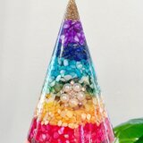 レインボーオルゴナイト＊パールフラワーＭサイズ＊