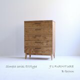 幅80cm　Drawer's　引き出し収納　タンス　DR80-4