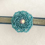 帯留＊turquoise blue