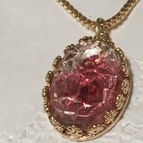 ピンクのロマンスネックレス