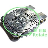【動く遊星歯車カードケース・名刺入れ】歯車がクルクル回る！ / プレゼントにもオススメ