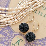 ヴィンテージ・シャネルのピアス＊ゴールドフィルド＊（イヤリング対応）