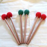 【Sale】マグネット・マレットえんぴつ（赤）２本セット