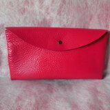 革の通帳ケース　さくらんぼ