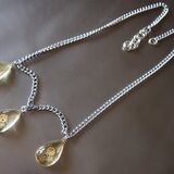 【送料無料】機械術機関式首飾り 「TearDrop FLOWER 3連式」A007 ペンダントネックレスチョーカーアクセサリー