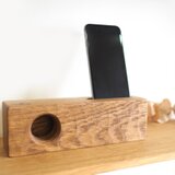 iPhoneウッドスピーカー WAVE(ナラ材)　の画像