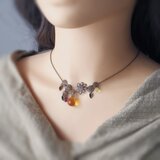 ネックレス「ゆるりと訥々」