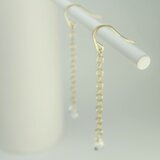 14kgf chain pierced ( herkimer diamond )