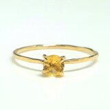 ◆受注制作◆ シトリン ＊ antique style ＊ K18YG ＊