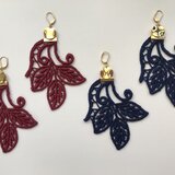 【FR】レースのモチーフピアス