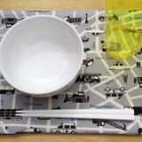 ランチョンマット(両面) 道路を走るはたらくくるま