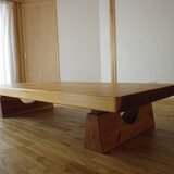 杉のゴツイローテーブル