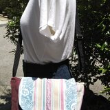 デニムリメイクショルダーバッグ