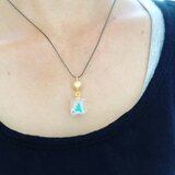 《予約生産》折り紙&スワロパールクリスマスツリーネックレス