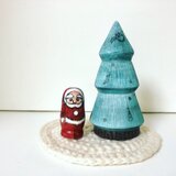 クリスマスツリー✳︎サンタクロース✳︎マトリョーシカ✳︎ニットつき