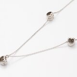 【シルバー925】ハート＆ハートネックレス