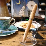 木軸万年筆 ◆ 屋久杉 ◆ 14K ◆ バランス型 ◆ 太軸 ◆ YAKUSUGI