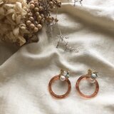 2way bijou hoop pierce or earring