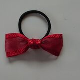 リボンゴム・オーガンジー赤