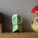 ミドリクマの　animal tatta card　立体ポストカード5枚セット