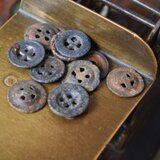 ヴィンテージ・メタルボタン　5点セット　+*北欧アンティーク雑貨 ＆ アルケミスト