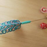 羽のハットピン