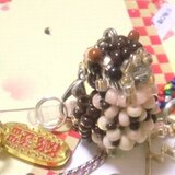 開運小判♪ふくろう フクロウ 梟 3WAYストラップ(ストラップ・イヤホンジャック・ファスナーチャーム）