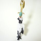 開運小判★青亀★ 鶴亀3WAY(ストラップ・イヤホンジャック・ファスナーチャーム）