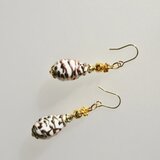 ランプワークドロップ＊ピアス．＊・の画像