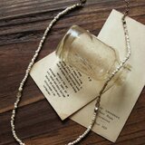 ヴィンテージガラスビーズネックレス