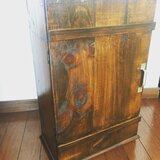 ワイン木箱のラック