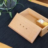 象嵌入裁縫箱（三つ目／針山付）の画像