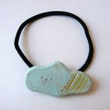 雲 粘土ヘアゴム