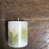 ボタニカルキャンドル　ミモザ002