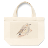 ヒヨドリのミニトートバッグ　　