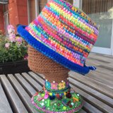 混ぜ混ぜ毛糸カラフルHat／crazywoman