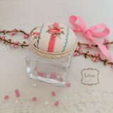 乙女チック×お花♡ヴィンテージ生地のリメイク瓶【見えないおしゃれ】