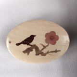 木象嵌小箱　うぐいす　大1299