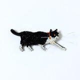 お散歩猫さんです ハチワレ猫